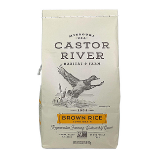 Castor River Habitat & Farm Brown Long Grain Rice 907g