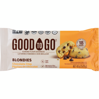 Good To Go - Chocolatey Chip Blondies, 40 g (BB Date: August 21 2024)