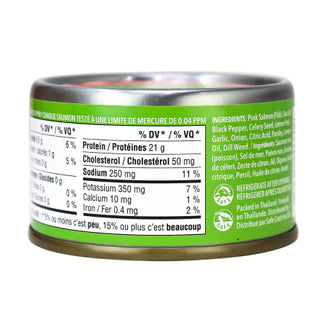 Safe Catch Wild Alaska Pink Salmon - Citrus Dill, 85g