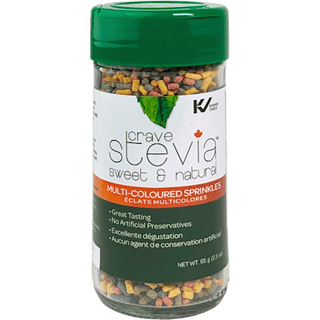 Crave Stevia Sweetened Sprinkles 65g