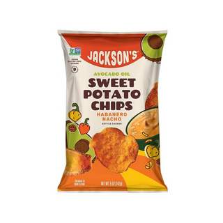 Jackson's Habanero Nacho Sweet Potato Chips 142g (BB Date: August 2024)