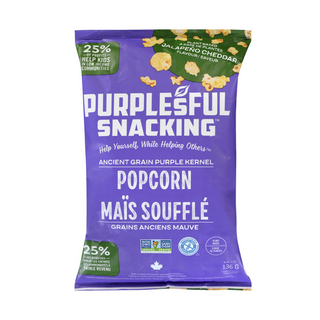 Purplesful Snacking Purple Kernel Popcorn Jalapeno Cheddar 136g